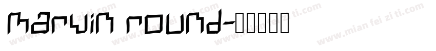 marvin round字体转换